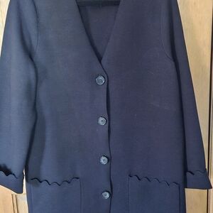 Kate Spade Black Sweater Coat